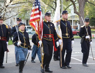Color Guard Presents the Flags